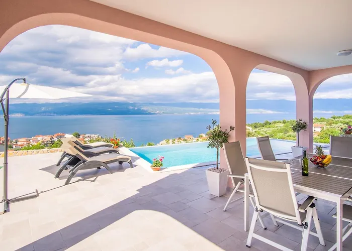 With A Private Pool, Enchanting View, - By Traveler Tourist Agency Id 2122 * Vrbnik (Primorje-Gorski Kotar)
